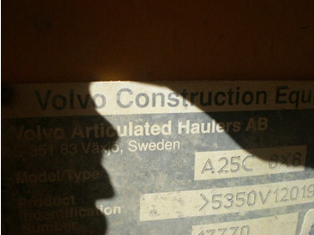 Arrendamiento de VOLVO A25C S/N: 12019 (1998) Y S/N: 12026 (1999)  VOLVO A25C S/N: 12019 (1998) Y S/N: 12026 (1999): foto 2