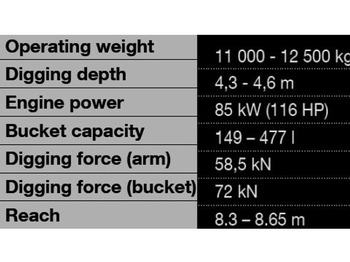 Excavadora de ruedas Yanmar B110 W: foto 2