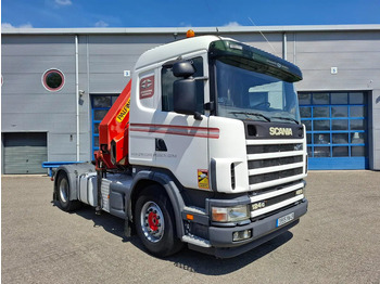 Arrendamiento de Scania 124G-420 / RETARDER / PALFINGER PK32080 / DOUBLE TANK / AIRCO / GOOD CONDITION / MANUAL / EURO-3 / 2004 Scania 124G-420 / RETARDER / PALFINGER PK32080 / DOUBLE TANK / AIRCO / GOOD CONDITION / MANUAL / EURO-3 / 2004: foto 4