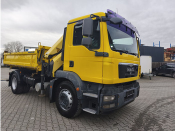 Camión volquete, Camión grúa MAN TGM 18.290 4x2 BB Meiller Palfinger PK 14002EH D 14,5 m: foto 4