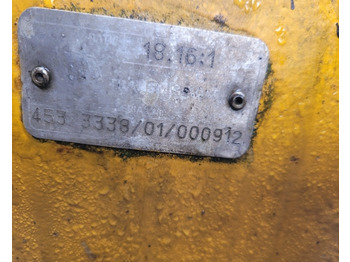 Eje delantero JCB