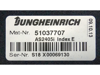 Unidad de control para Equipo de manutención Jungheinrich 51037707 | Rij regeling driving controller AS2405i index E Sw. 1,28: foto 3