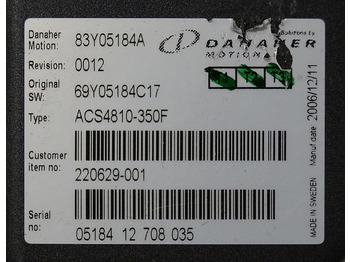 Unidad de control para Equipo de manutención Toyota/BT 220629-001 | Danaher motion AC Superdrive motor controller 83Y05184A A: foto 2 Unidad de control para Equipo de manutención Toyota/BT 220629-001 | Danaher motion AC Superdrive motor controller 83Y05184A A: foto 2