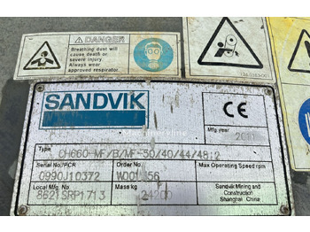 Trituradora de cono Sandvik CH660- MF Hydraulic Cone Crusher: foto 5 Trituradora de cono Sandvik CH660- MF Hydraulic Cone Crusher: foto 5