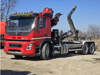 Camión multibasculante, Camión grúa VOLVO FMX 420 6X4 / HIAB 144B-hiduo / hook system: foto 3