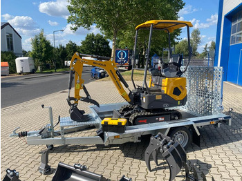 Miniexcavadora Minibagger BK1000JS + Tieflader + Zubehör *HERBSTAKTION*INKL.19% MWST*BERGER KRAUS*SOFORT!*: foto 4