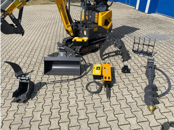 Miniexcavadora Minibagger BK1000JS inkl. großem Zubehörpaket *HERBSTAKTION*INKL.19% MWST*BERGER KRAUS*SOFORT!*: foto 3