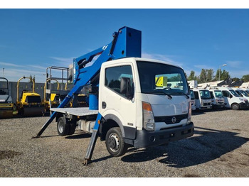 Camión con plataforma elevadora Nissan Cabstar Socage DA320 - 20m: foto 1