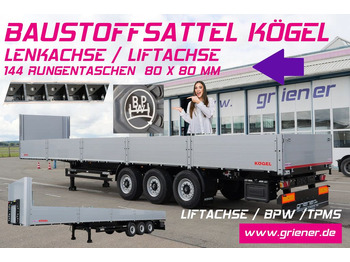 Semirremolque plataforma/ Caja abierta KÖGEL SN24