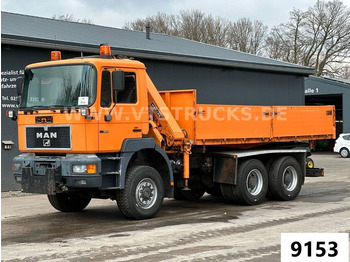 Camión volquete MAN 27.293 6x6 DSK Meiller-Ladekran: foto 1