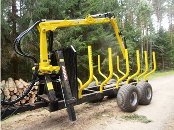 Remolque forestal nuevo Hydrofast Timber Harvesting Trailer/Forstanhänger/Przyczepka do zrywki drewna H9: foto 2