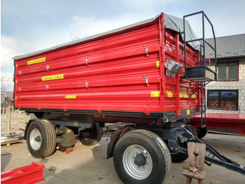 Remolque volquete agrícola nuevo Techmont Anhänger / Trailer / Remorque / Rimorchio / Прицеп двухоосный бортовой / Przyczepa dwuosiowa PTD16 12 t: foto 4