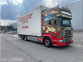 Camión caja cerrada SCANIA R 580