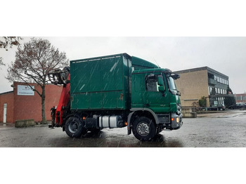 Camión volquete, Camión grúa Mercedes-Benz 1841K 4x2 Actros Kipper mit Kran+Greifer: foto 3