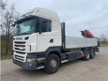 Camión caja abierta SCANIA R 480