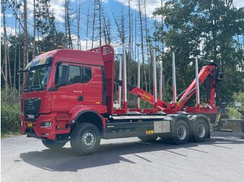 Camión forestal, Camión grúa MAN TGS 33.510 6X4 BL Euro6e  EPSILON 170Z: foto 4