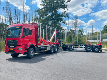 Camión forestal, Camión grúa MAN TGS 33.510 6X4 BL Euro6e  EPSILON 170Z: foto 3