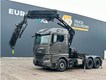 Arrendamiento de  MAN TGX 26.580 6x4 Kran Hiab 302-6 + Jib-4 MAN TGX 26.580 6x4 Kran Hiab 302-6 + Jib-4: foto 1