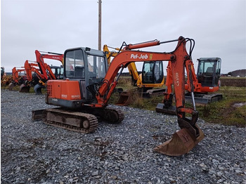 Miniexcavadora Pel-Job EB406 rautateloilla. Kolme kauhaa: foto 3