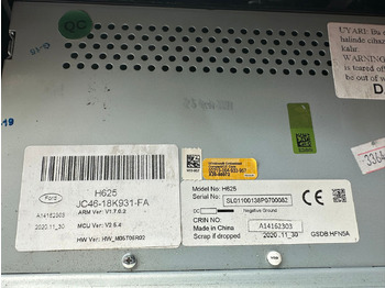 Cabina e interior WYŚWIETLACZ PANEL RADIA NAWIGACJI FORD F-MAX CARGO H625 JC46 18K931 FA: foto 3 Cabina e interior WYŚWIETLACZ PANEL RADIA NAWIGACJI FORD F-MAX CARGO H625 JC46 18K931 FA: foto 3