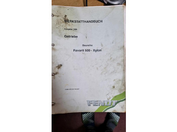 Pieza universal para Maquinaria agrícola Fendt Xylon Werkstatthandbuch Reperaturanleitung 500 510 515 512 Favorit Werkstattbuch Bedienungsanleitung: foto 3
