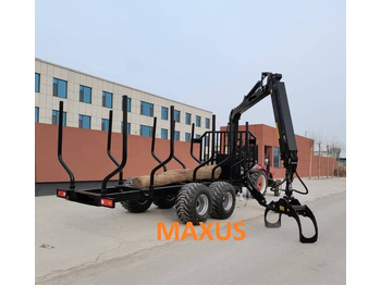 Remolque forestal nuevo NEW MAXUS 14 TON Trailer 7.8m Crane Warranty up to 10 YEARS | НОВА Прицепа 14 ТОН Кран 7,8 м MAXUS Гарантія до 10 РОКІВ: foto 4