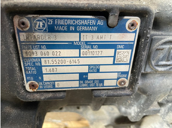 Caja de cambios y piezas para Camión ZF Getriebe ZF Astronic MAN TGS 12 AS 2331 T0 1353041031 Intarder 3 IT 3 AMT T: foto 3