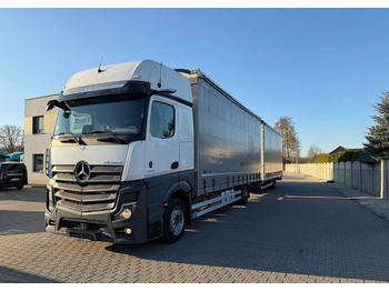 Camión lona Mercedes-Benz ACTROS 1845 Zestaw przestrzenny przejazdowy120m3: foto 2 Camión lona Mercedes-Benz ACTROS 1845 Zestaw przestrzenny przejazdowy120m3: foto 2