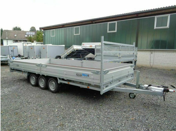 Remolque plataforma/ Caja abierta Hulco - PKW Anhänger Tridem, 3,5 to Leihanhänger Mietfahrzeug 5m: foto 4