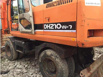 Excavadora de ruedas Used Digger Doosan Dh210w-7 Construction Machinery Construction Digger Used Doosan Dh210w-7 Cheap Excavator [ Copy ]: foto 4