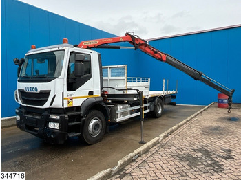 Camión caja abierta, Camión grúa Iveco Stralis 310 EURO 6, Palfinger, Remote, Steelsuspension: foto 3