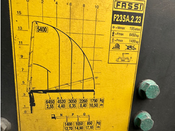 Grúa para camión Palfinger FASSI F 235 A.2.23 Kran + Funk: foto 3