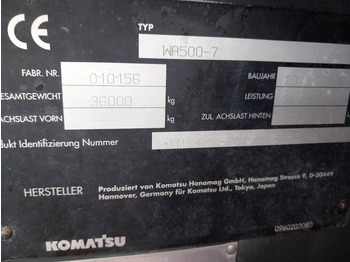 Cargadora de ruedas Komatsu WA500-7: foto 2 Cargadora de ruedas Komatsu WA500-7: foto 2