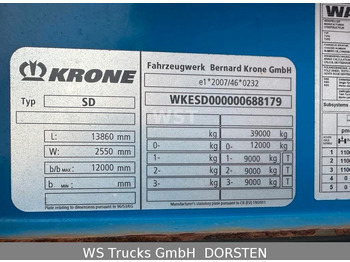 Semirremolque lona Krone SD 27 Planauflieger Coil Edscha | ABS, EBS, XL: foto 4