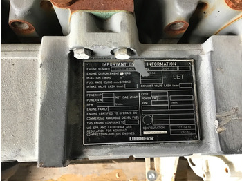 Maquinaria de construcción LIEBHERR