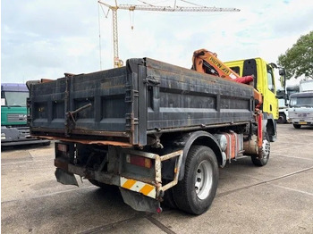 Camión volquete, Camión grúa DAF 65 -180ATI 4x4 FULL STEEL 3-WAY KIPPER AND PALFINGER CRANE (EURO 2 / MANUAL GEARBOX / FULL STEEL SUSPENSION / ETC.): foto 3