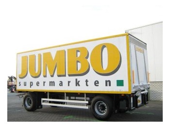 Remolque caja cerrada Groenewegen Laadklep BJ 2002 DRA-10-10: foto 1