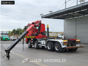 Arrendamiento de Mercedes-Benz Arocs 4145 8X4 NL-Truck HMF RCL 5300 Crane Hyva 26-51-S Hooklift Steelsuspension Big-Axle Automatic Euro 6 Mercedes-Benz Arocs 4145 8X4 NL-Truck HMF RCL 5300 Crane Hyva 26-51-S Hooklift Steelsuspension Big-Axle Automatic Euro 6: foto 3