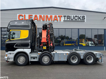 Cabeza tractora Scania R500 8x4 V8 Retarder Palfinger 53 Tonmeter laadkraan + Fly-Jib: foto 3