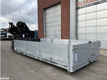 Contenedor de gancho Laadplateau met Hiab 28 Tonmeter laadkraan: foto 3