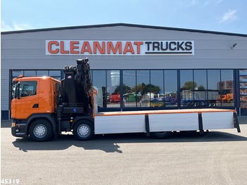 Arrendamiento de Scania G 450 Euro 6 HMF 60 Tonmeter laadkraan + Fly-Jib Scania G 450 Euro 6 HMF 60 Tonmeter laadkraan + Fly-Jib: foto 4
