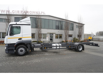 Camión chasis MERCEDES-BENZ Actros 1824 / 9.1 m chassis / sleeping cabin: foto 3