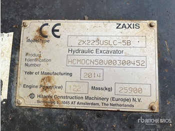 Excavadora de cadenas HITACHI ZX225