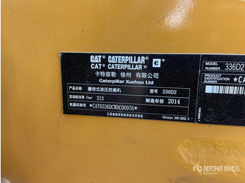 Excavadora de cadenas Cat 336D Tracked Excavator: foto 2 Excavadora de cadenas Cat 336D Tracked Excavator: foto 2