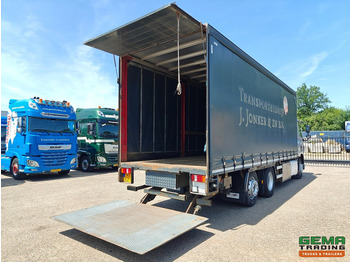 Camión lona DAF CF 400 FAN 6x2/4 SpaceCab Euro6A - Schuifzeilenbak 7.7m + Laadklep 2000kg - HH Vloer - AanhangerKoppeling: foto 2