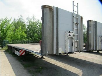 Semirremolque plataforma/ Caja abierta Fliegl Plateau mit Cont.verriegelung, 4 Querbalken: foto 1