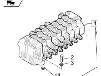 Válvula hidráulica NEW HOLLAND