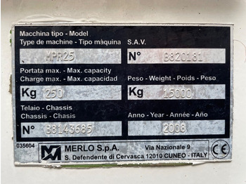 Plataforma articulada Merlo MPR 25: foto 3 Plataforma articulada Merlo MPR 25: foto 3