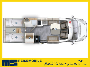 Autocaravana perfilada Eura Mobil PROFILA T 720 EF - 101 EDITION / EINZELBETTEN: foto 2
