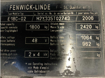 Carretilla elevadora FENWICK